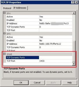 sql properties
